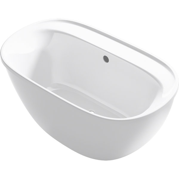 Sterling by Kohler Spectacle 60" X 34" Freestanding Soaking Bathtub